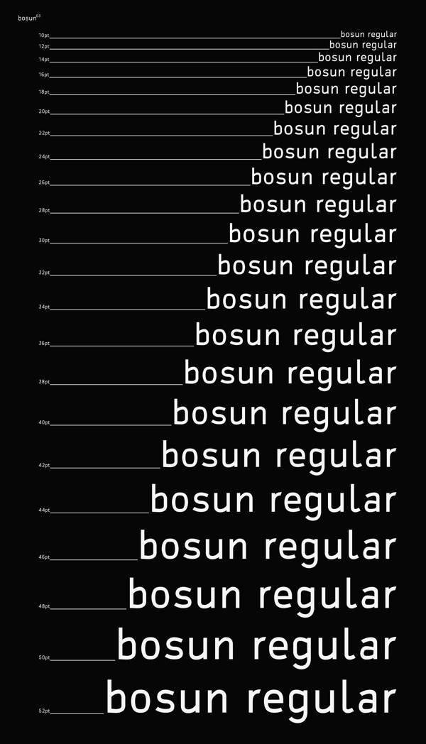 Free Font Of The Day #1- Bosun Font 3 Bosun Font