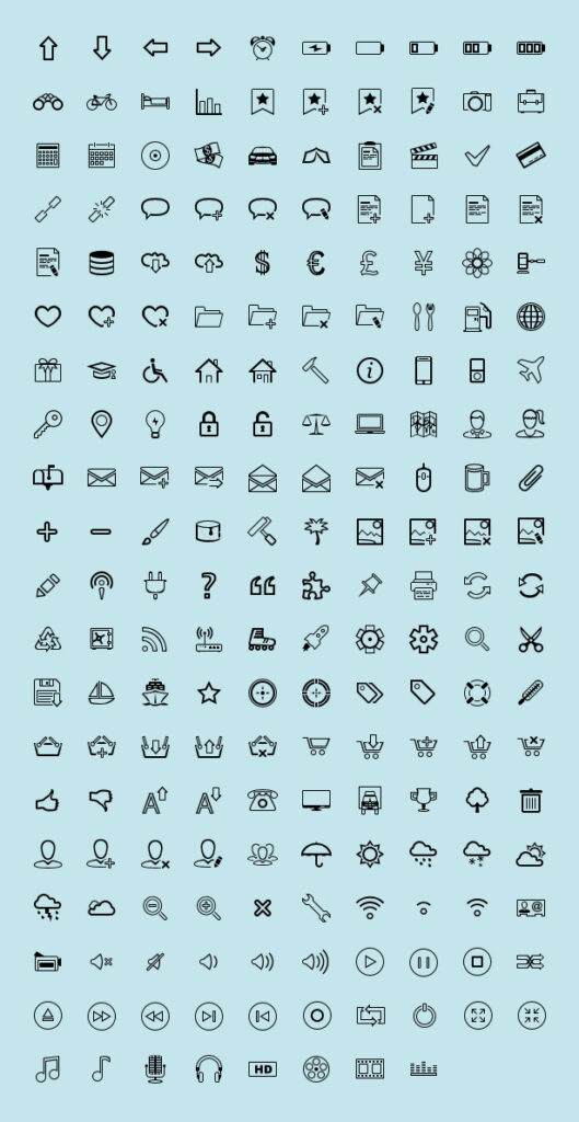 Outline Icons Set