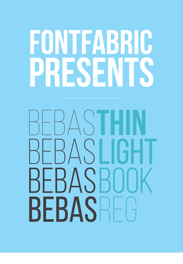 Free Font Of The Day #3- Bebas Neue Font 2 Bebas Neue Font