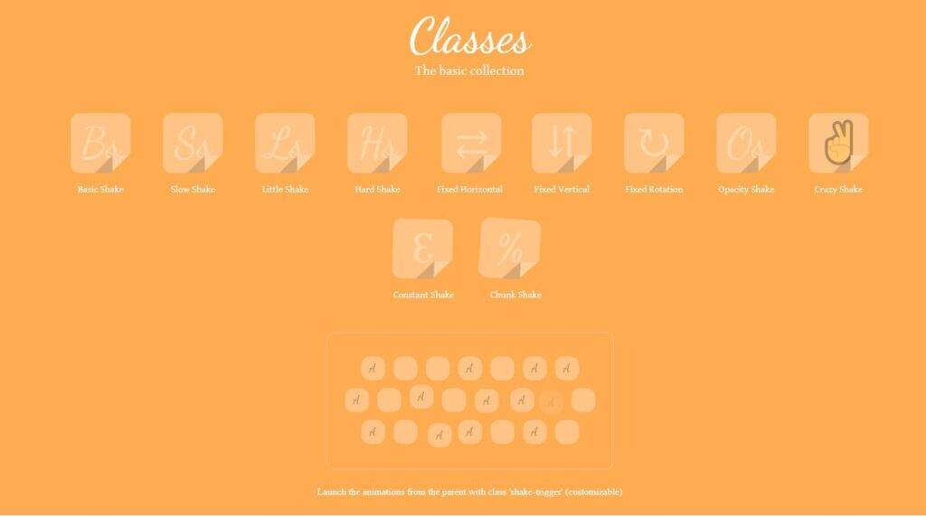 csshake CSS Effect