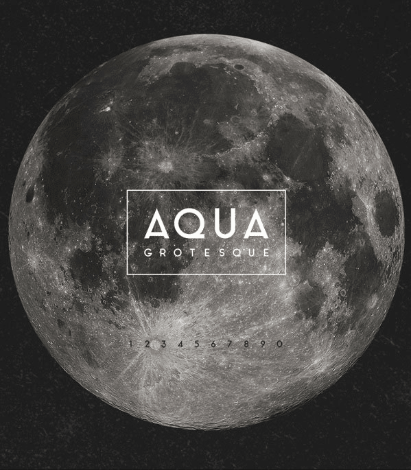 aqua free font feature