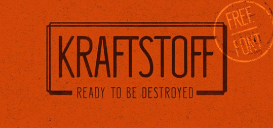 kraftstoff font feature