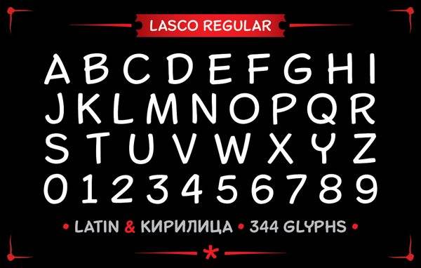 Free Font Of The Day #27 - Lasco Font 2 lasco_font_1