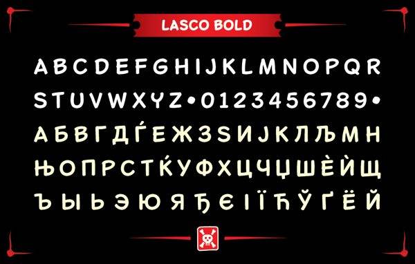 Free Font Of The Day #27 - Lasco Font 4 lasco_font_4