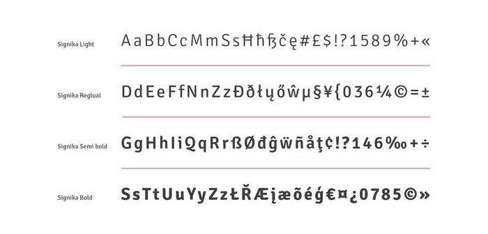Free Font Of The Day #35 - Signika Font 2 signika font