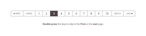 Keyboard Shortcuts for Pagination