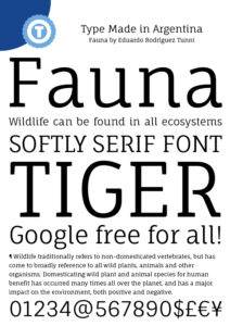 Free Font Of The Day #48 - Fauna 2 fauna
