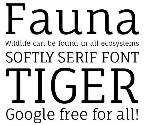fauna font