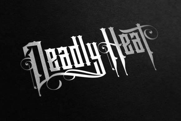 deadly heat Font