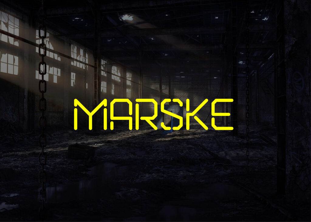 Free Font Of The Day #70 - Marske 2 marske