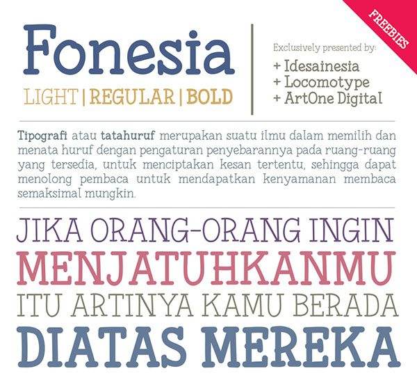 Free Font Of The Day #92 - Fonesia Font 2 Fonesia Font