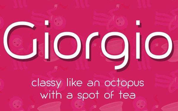 giorgio font