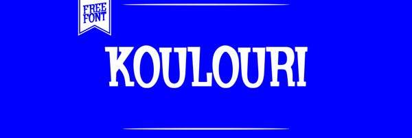 Koulouri Font