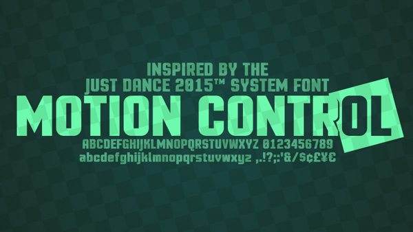 motion control font