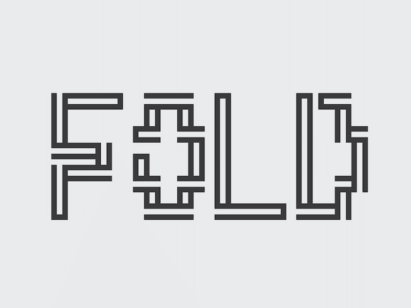 Free Font of The Day #88 - Fold Font 2 Fold Font