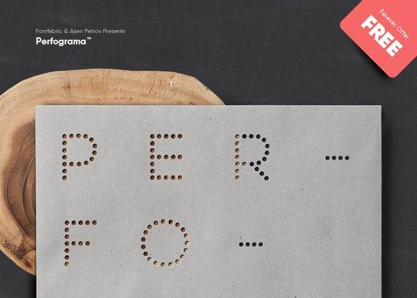 Free Font Of The Day Perfograma
