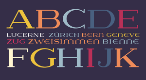 Lausanne font