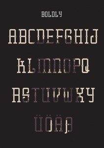 erster caps font