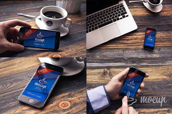 Free Mock Up #14 - iPhone Mockups 2 iphone mockups