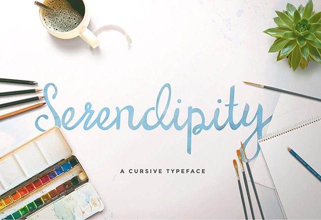 serendipity free font