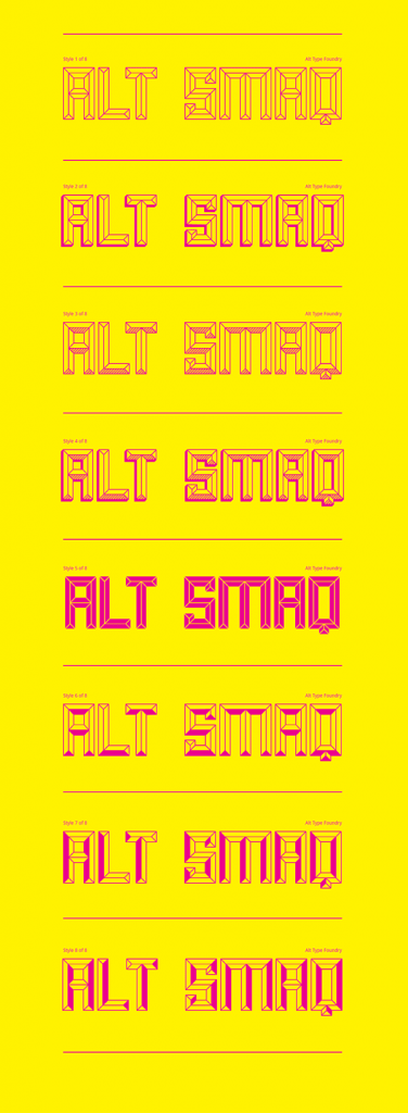 Free Font Of The Day #149 - Smaq Font 2 smaq font