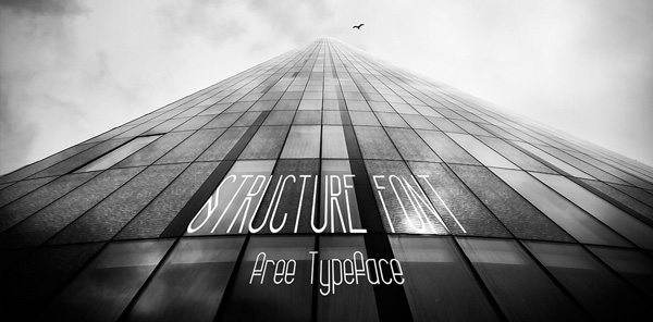 Free Font Of The Day #170 – Structure Font – Themes Awesome