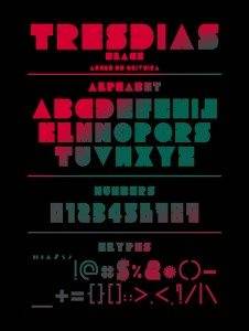 Tresdias font