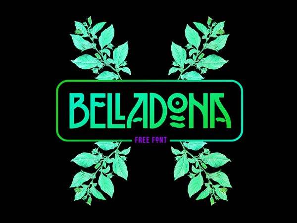 1.Fresh Free Font Of The Day Belladona