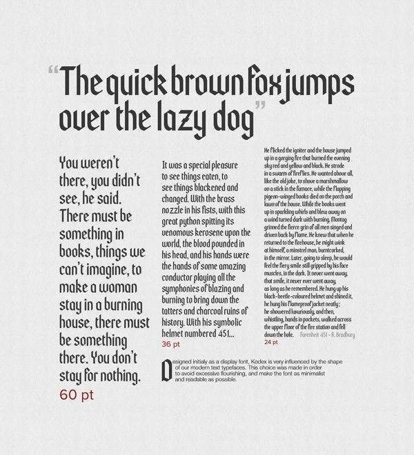 Kodex Font – Free Font Of The Day #251 3 Kodex Font
