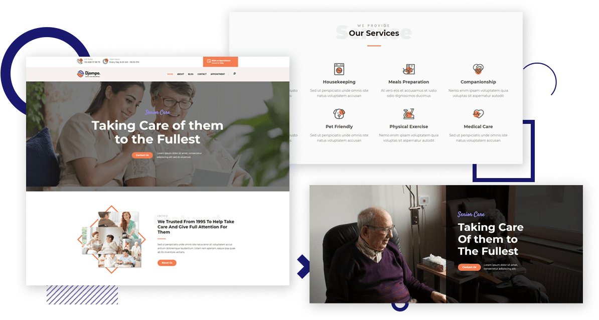 Senior Care WordPress Theme