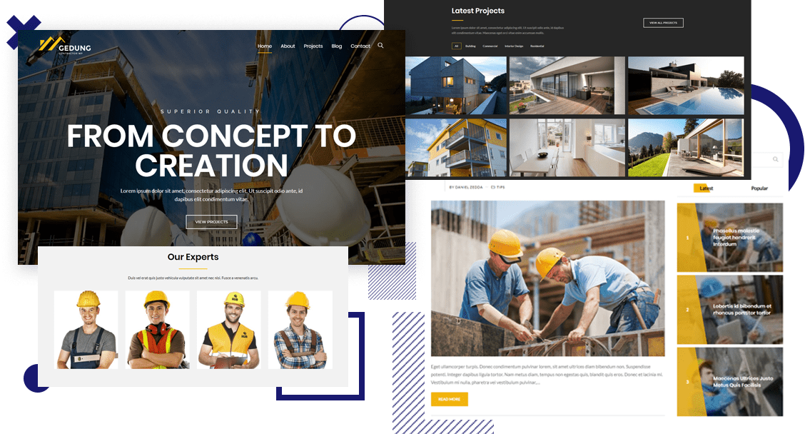 Construction WordPress Theme​